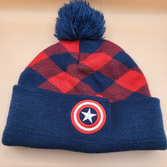 Marvel Other - Marvel Captain America Child Beanie Winter Hat